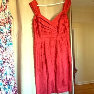 Red jones New York cocktail dress size 12